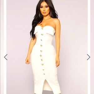 White Tube Dress - Like New!